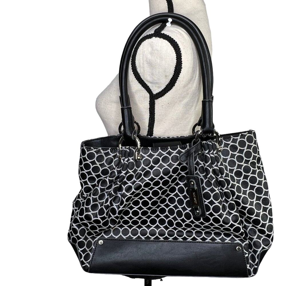 Nine West Black & White Shoulder Bag